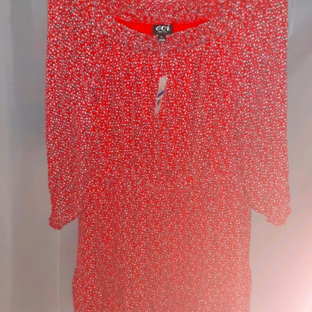 Long sleeve peasant dress size extra large new